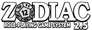 Zodiac RPG System 2.5